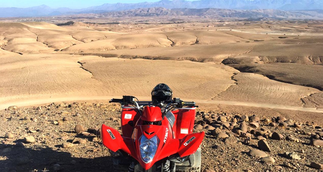 Quad por el desierto de Agafay