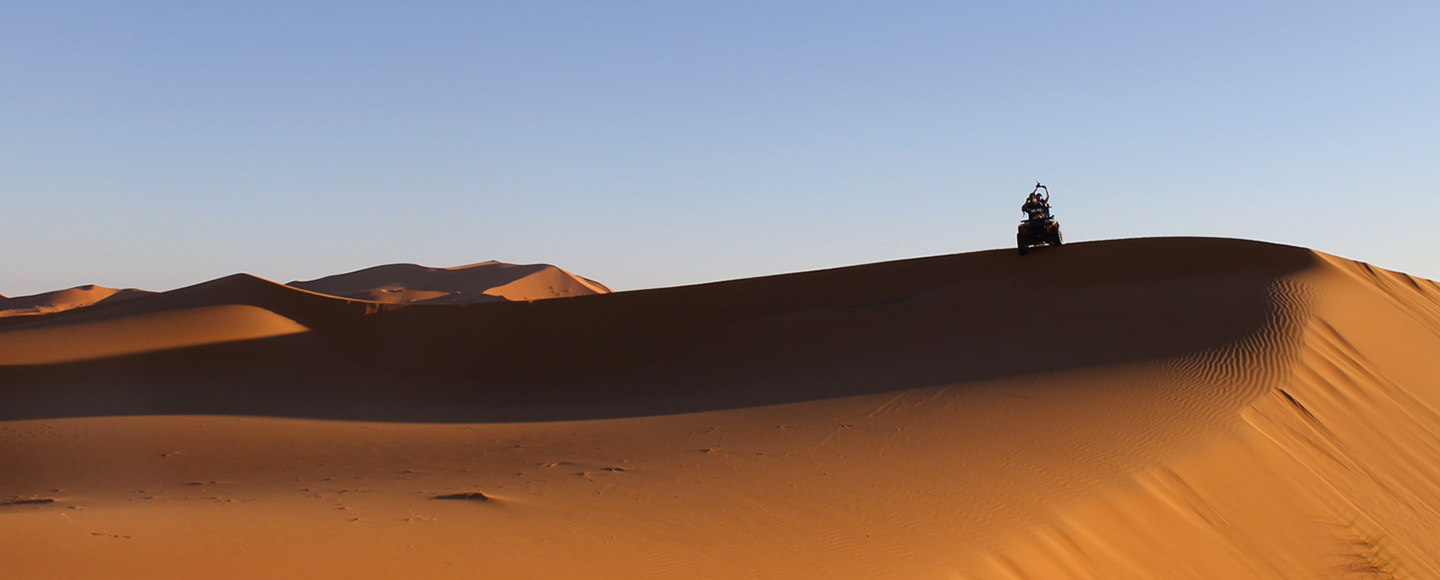 quad and circuits in the moroccan desert merzouga sun and tourism 