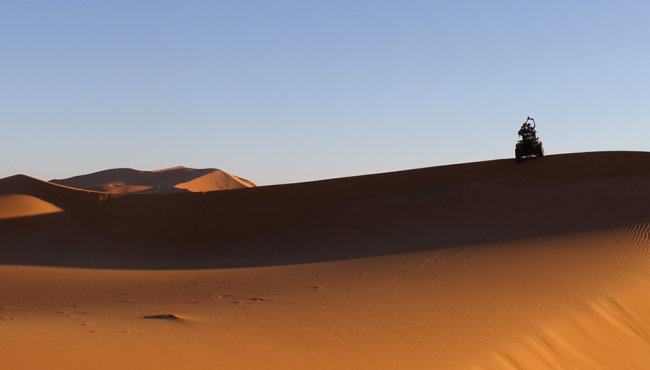 quad and circuits in the moroccan desert merzouga sun and tourism 