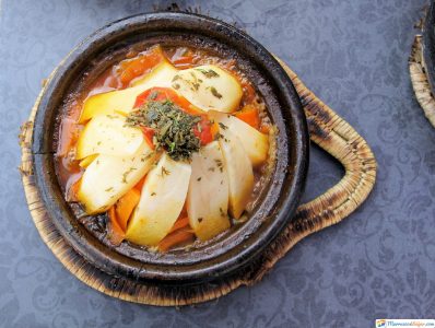 tajine de verduras plato de marruecos